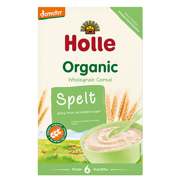 Holle milk cereal with spelt