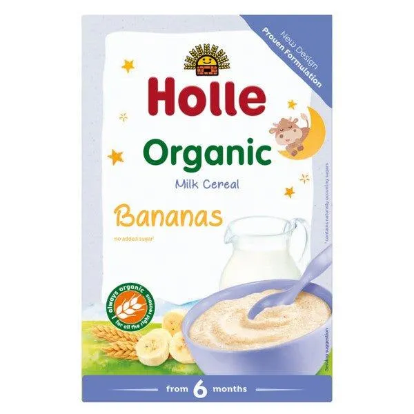 Holle organic with bananas