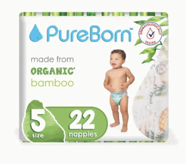 Pureborn Diapers Size 5