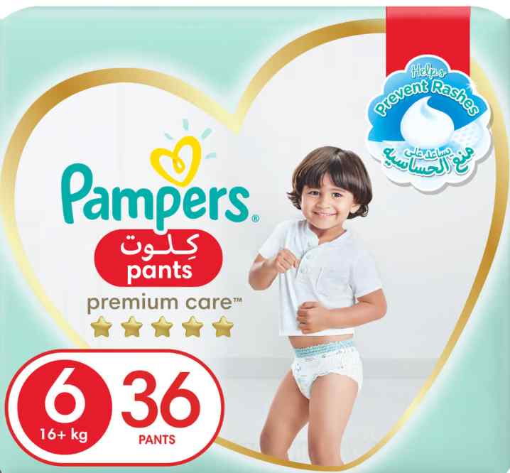 بامبرز بريميوم ٦ بانتس (٣٦ حبه)