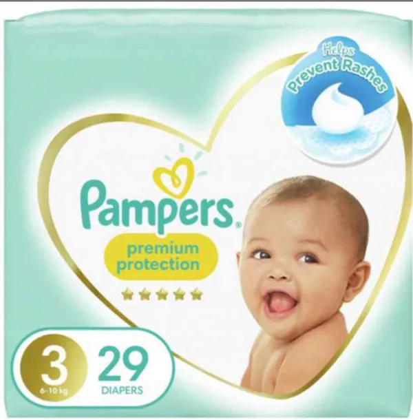 pampers premium 3 (29 pcs)