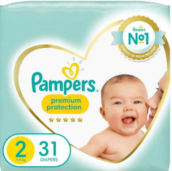 pampers premium 2 (31 pcs)