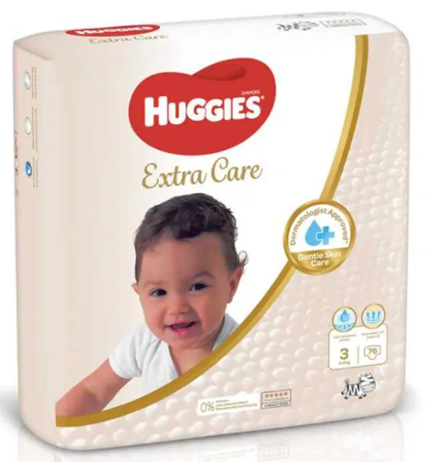 huggies size 3 (76 pcs)