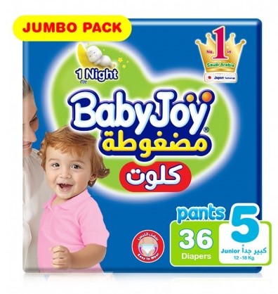 بيبي جوي - كلوت مقاس 5 (36 حبة)