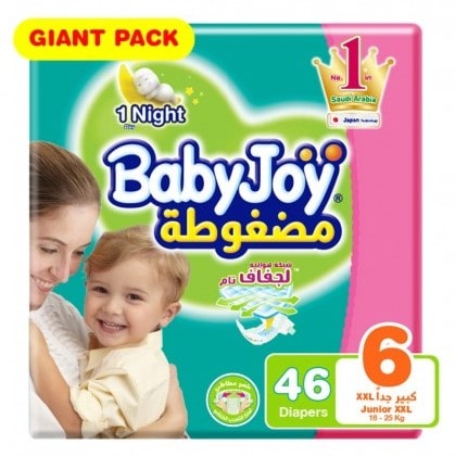 BabyJoy - Size 6   Diapers (46pcs)