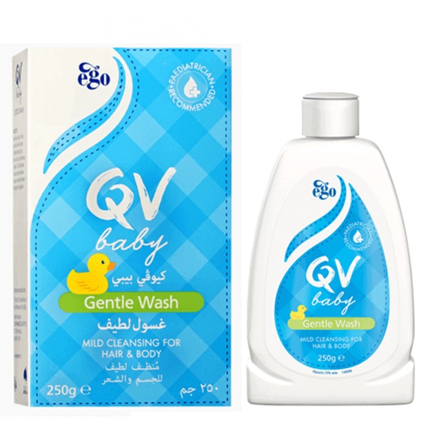 كيو في بيبي غسول لطيف للشعر والجسم
