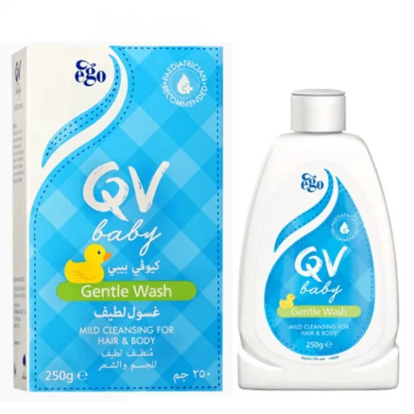 كيو في بيبي غسول لطيف للشعر والجسم