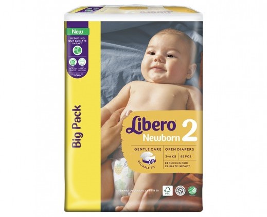 Libero newborn Size 2 (86 pcs)