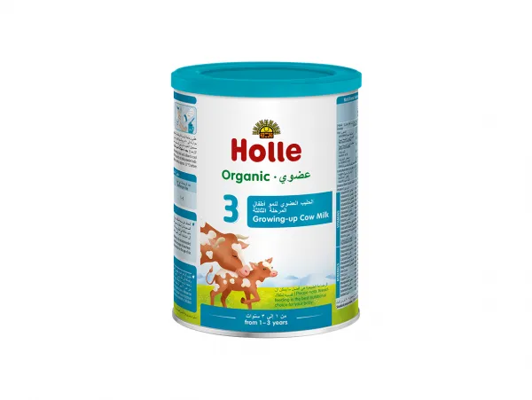 Holle Organic Cow Milk 3 – Growing Up Formula (1-3yrs) – 400g