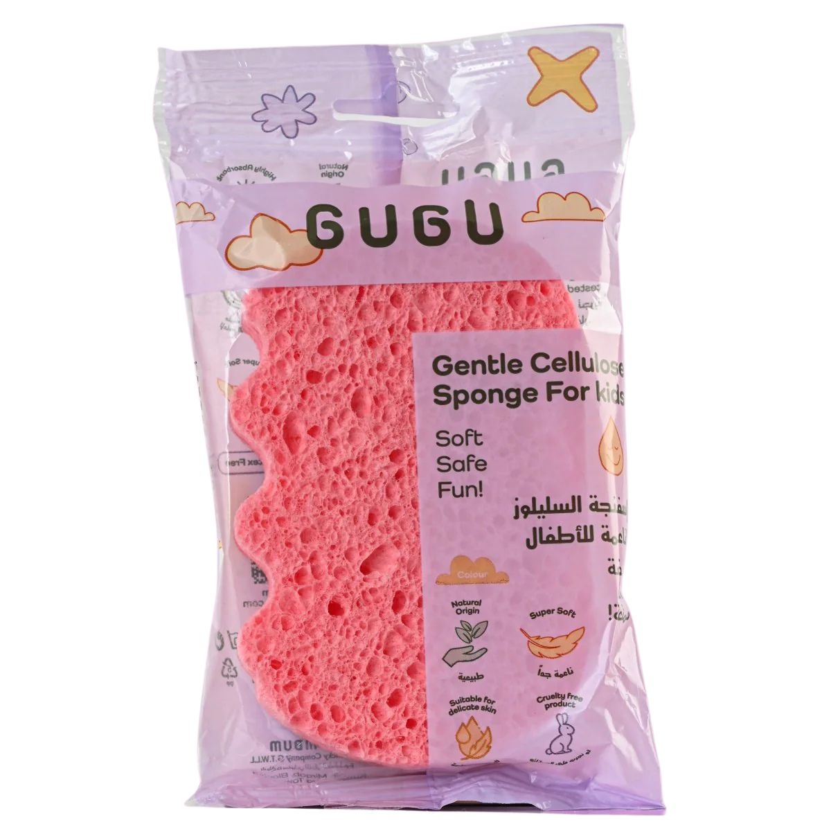 قوقو - إسفنجة سليلوز ناعمة