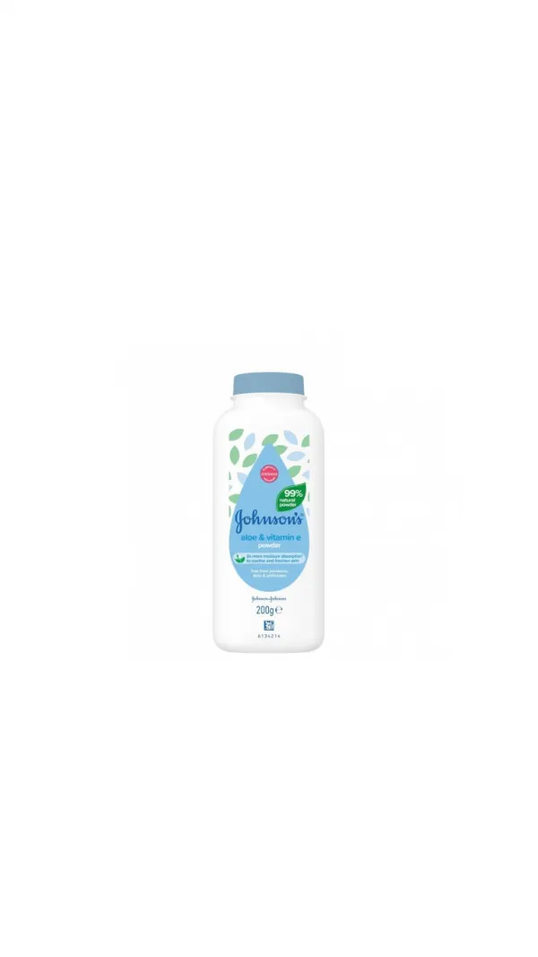 جونسون بودرة أطفال بالصبار وفيتامين هــ