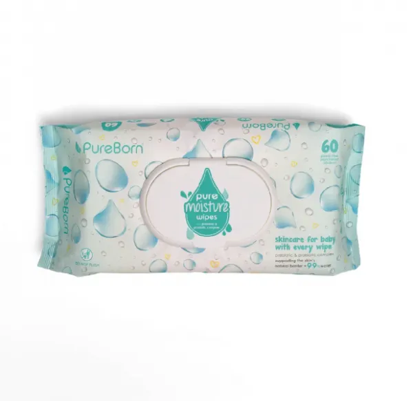 Pure Moisture Wipes with Prebiotic & Probiotic Complex
