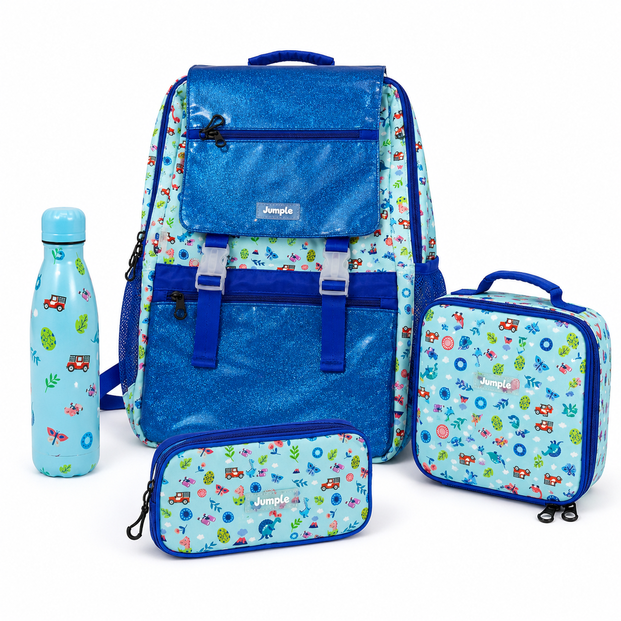 Jumple Girls Dinosaur Backpack Set