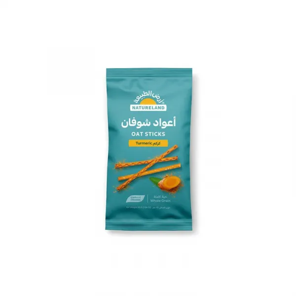 Natureland Oat Sticks with Turmeric