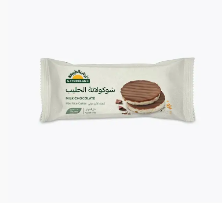أرض الطبيعة ميني رايس كيك شوكلاتة الحليب