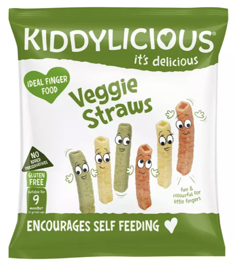 Kiddylicious - Veggie Straws  12g
