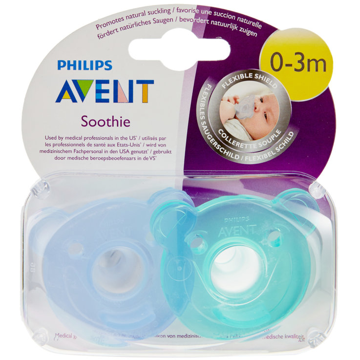 Philips Avent soothie x2 blue